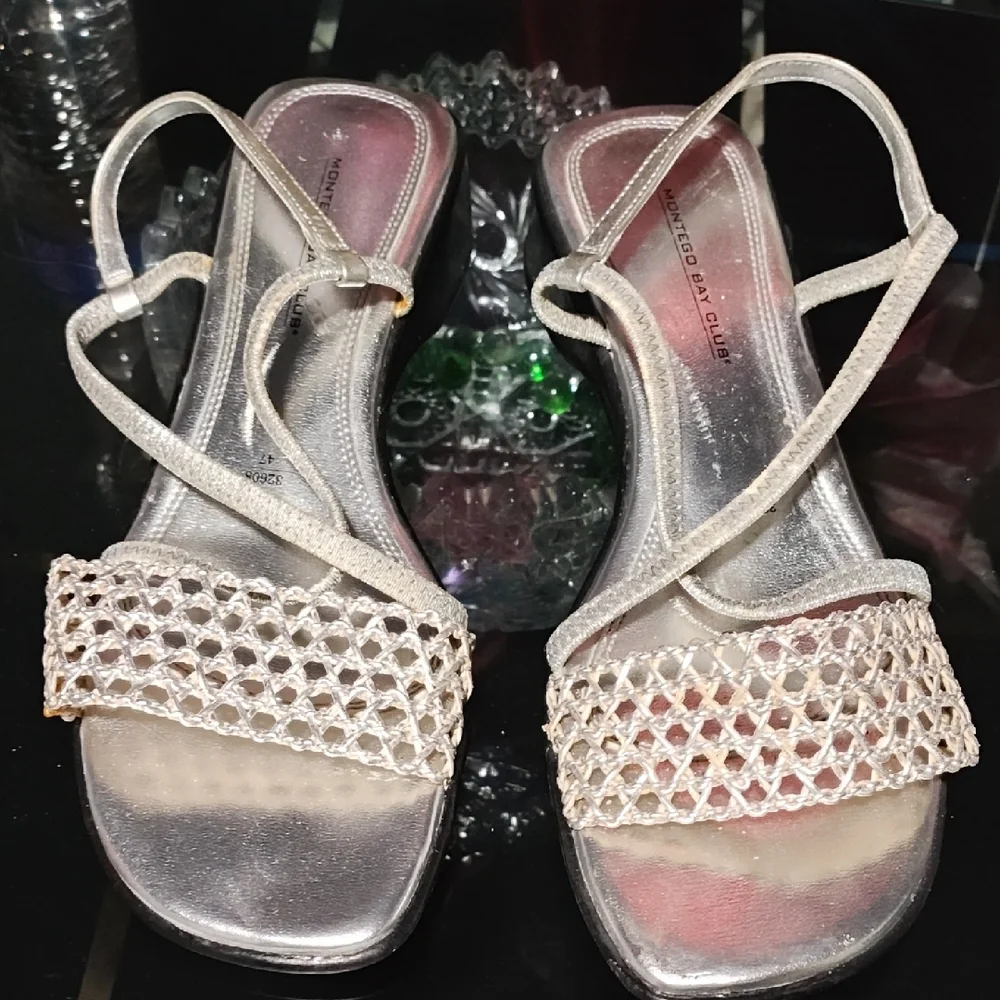 Elegant Silver Sandals